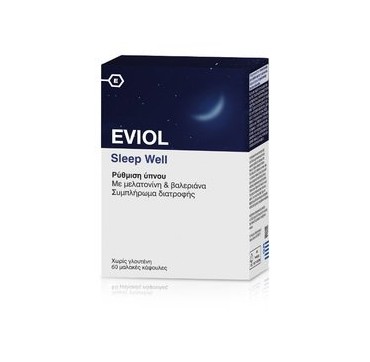 EVIOL SLEEP WELL ΡΥΘΜΙΣΗ ΥΠΝΟΥ 60 soft caps EVIOL SLEEP WELL ΡΥΘΜΙΣΗ ΥΠΝΟΥ 60 soft caps