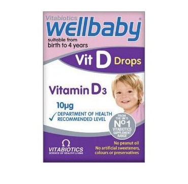 VITABIOTICS WELLBABY VITAMIN D3 10mg VITABIOTICS WELLBABY VITAMIN D3 10mg