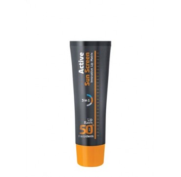 Frezyderm Active Sun Screen Lip Balm Spf50+ Ενεργή Αντηλιακή Προστασία Για Τα Χειλη 15ml