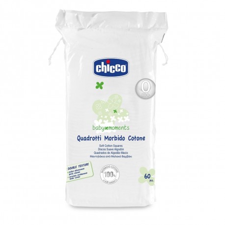 CHICCO ΜΑΝΤΗΛΑΚΙΑ ΑΠΟ ΜΑΛΑΚΟ ΒΑΜΒΑΚΙ 60 ΤΕΜ.