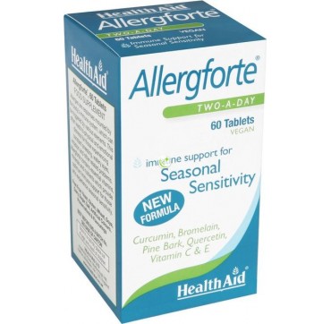 HEALTH AID ALLERGFORTE TWO A DAY 60 v.tabs HEALTH AID ALLERGFORTE TWO A DAY 60 v.tabs
