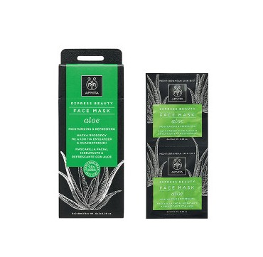 APIVITA EXPRESS BEAUTY MASK ΕΝΥΔΑΤΙΚΗ ΜΕ ΑΛΟΗ 2Χ8ml APIVITA EXPRESS BEAUTY MASK ΕΝΥΔΑΤΙΚΗ ΜΕ ΑΛΟΗ 2Χ8ml