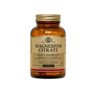 SOLGAR MAGNESIUM CITRATE 200mg 60tabs SOLGAR MAGNESIUM CITRATE 200mg 60tabs