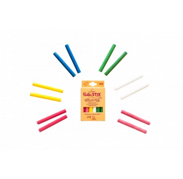 JAQ JAQ BIRD ΧΡΩΜΑΤΙΣΤΕΣ ΚΙΜΩΛΙΕΣ BUTTERSTIX & ΘΗΚΗ 12 TEM. JAQ JAQ BIRD BUTTER STIX ZERO DUST CHALKS 12 ΤΕΜ.