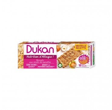Dukan Μπισκότα βρώμης με γεύση φουντούκι 225gr Dukan Μπισκότα βρώμης με γεύση φουντούκι 225gr
