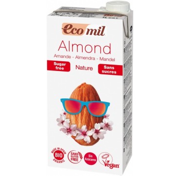 Ecomil Bio Almond Milk Φυσικό Γάλα Αμυγδάλου 1lt