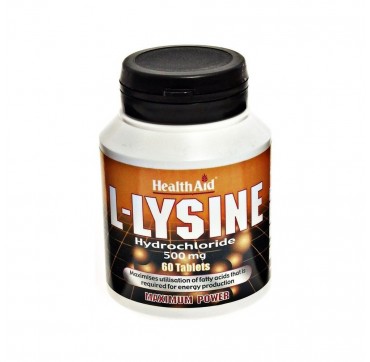 Health Aid L-lysine Hcl 500 Mg X60 Tabs