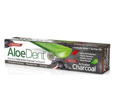 OPTIMA - Aloe Dent Οδοντόκρεμα Triple Action Charcoal OPTIMA - Aloe Dent Οδοντόκρεμα Triple Action Charcoal